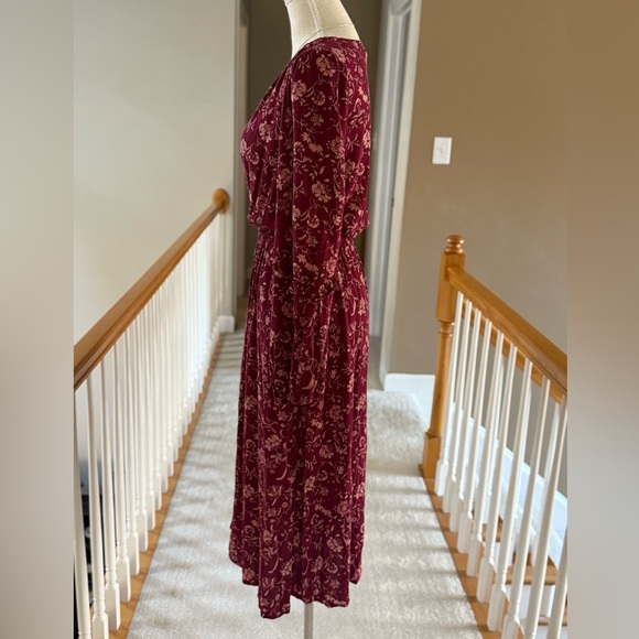 Knox Rose Boho Dress Long Sleeves With Pockets Size XS - Picture 11 of 16